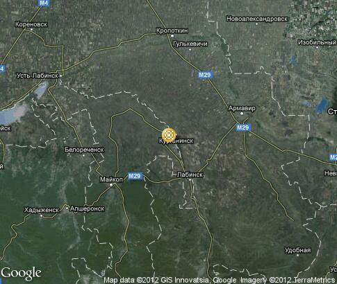 map: Adygea Warrior's Dance