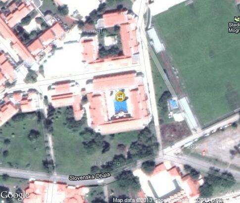 map: Alexander Hotel in Budva