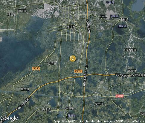 map: Boat trip in Wujiang