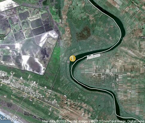 map: Bojana River