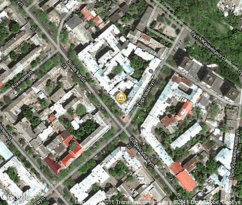 map: Building of Genrikh Faiga School