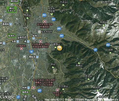 地图: Campsites in Matsumoto