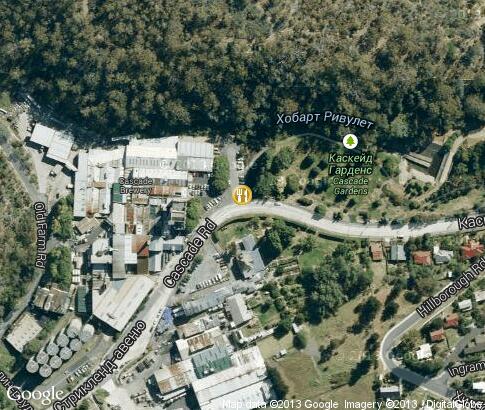 map: Cascade Brewery