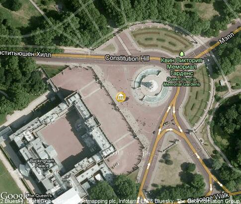 地图: Changing the Guard at Buckingham Palace