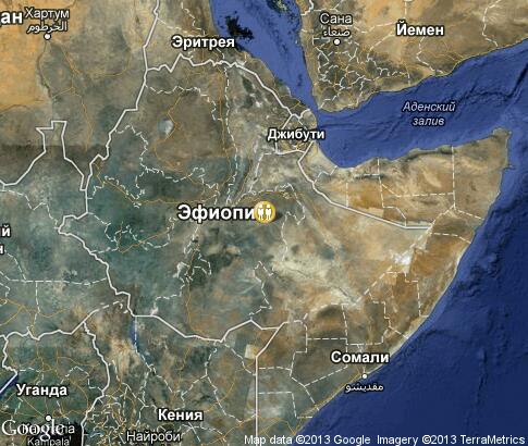 карта: Фестиваль Кристос Самра в Эфиопии