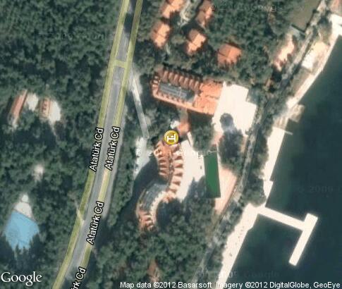 map: Grand Yazici Marmaris Palace