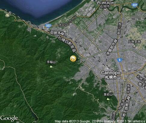 地图: Hot Springs in Sapporo