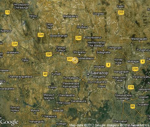 地图: 卡纳塔克邦