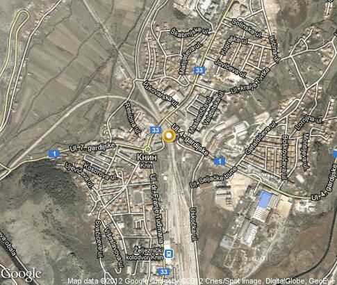 map: Knin