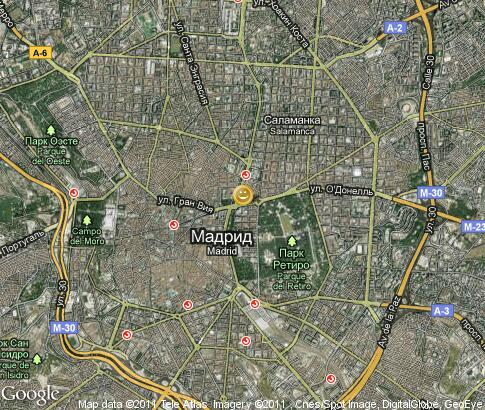 map: Madrid, Night life