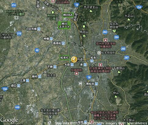 map: Matsumoto Springs