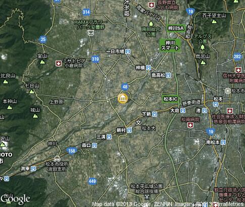 map: Music Life of Matsumoto