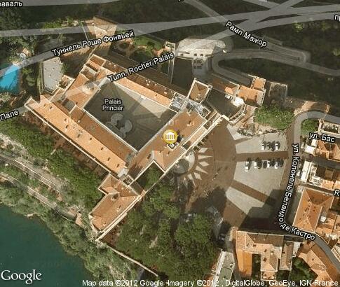 map: Prince's Palace of Monaco