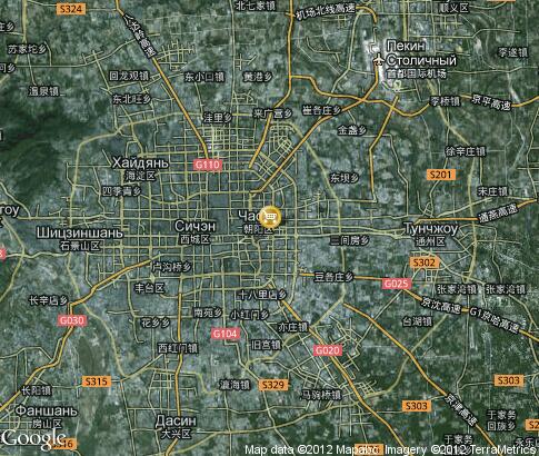 map: Shopping in Beijing