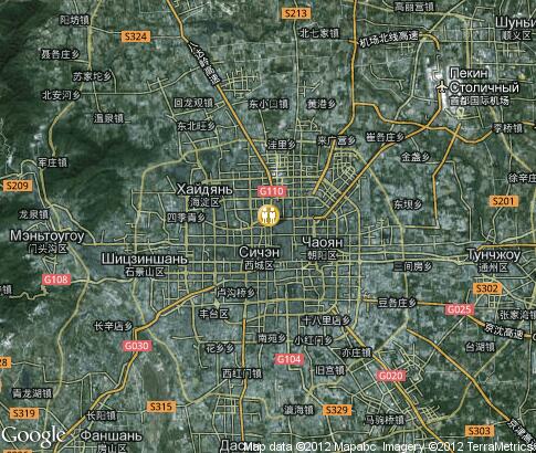 map: Sport in Beijing