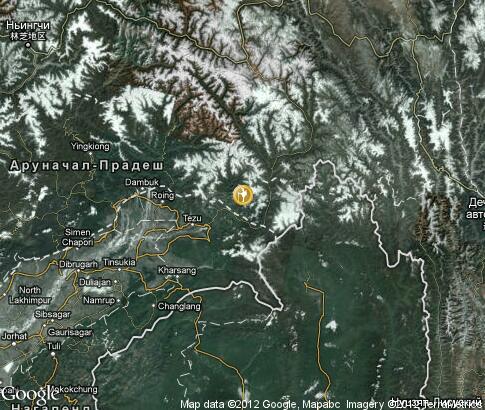 map: Tourism in Arunachal Pradesh