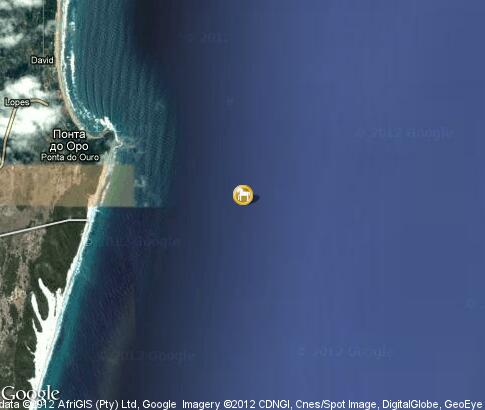 map: Underwater in Ponta do Oura