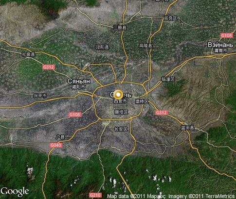 map: Xi'an