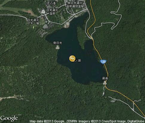 マップ: Yunoko Lake