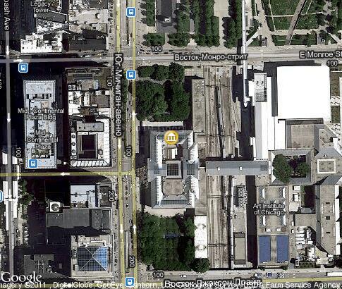 map: Art Institute of Chicago