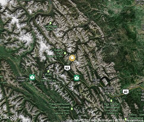 マップ: Banff National Park