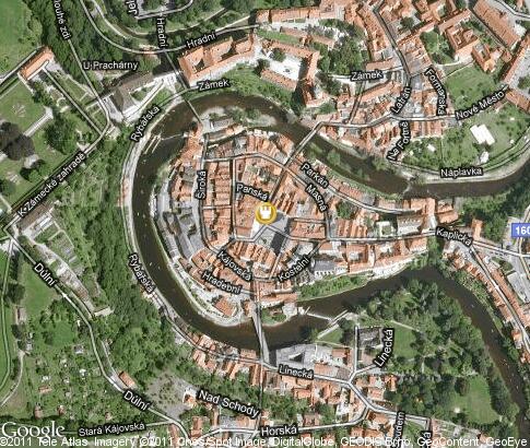 地图: Castle Cesky Krumlov