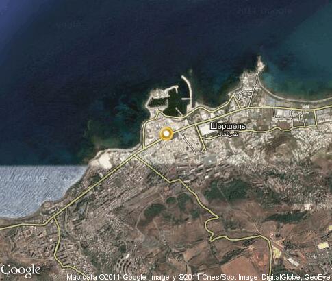 map: Cherchell