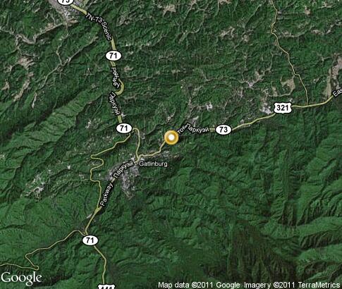 map: Gatlinburg