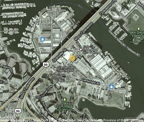 map: Granville Island