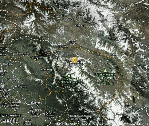 map: Jammu and Kashmir