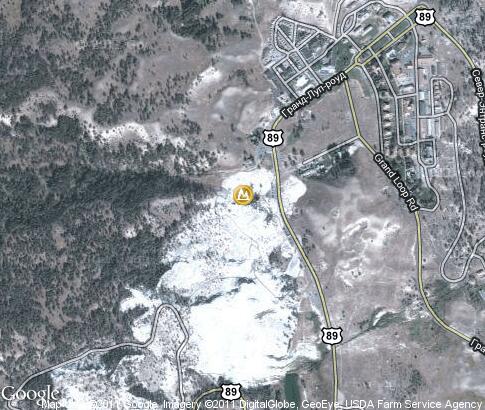 マップ: Mammoth Hot Springs