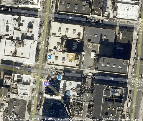 map: New York City Fire Museum