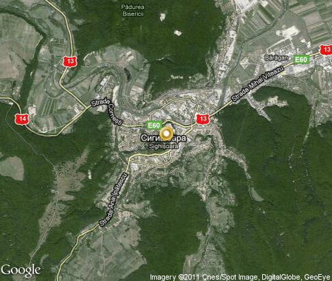 map: Sighisoara