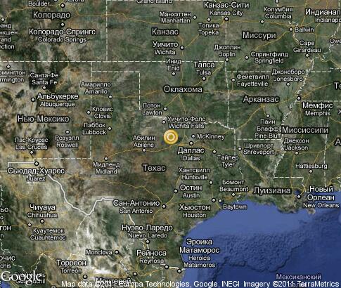 карта: Техас