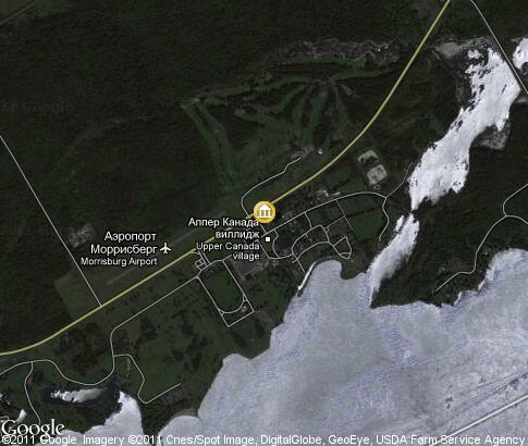 map: Upper Canada Village