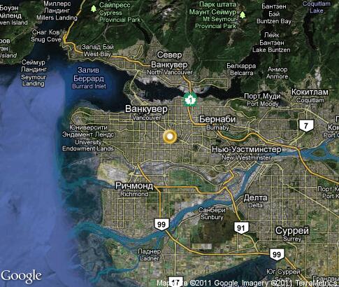 map: Vancouver