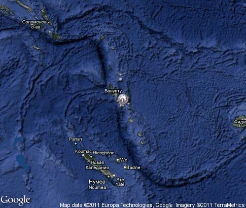地图: 瓦努阿图、度假村