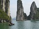 Rock climbing in Halong Bay