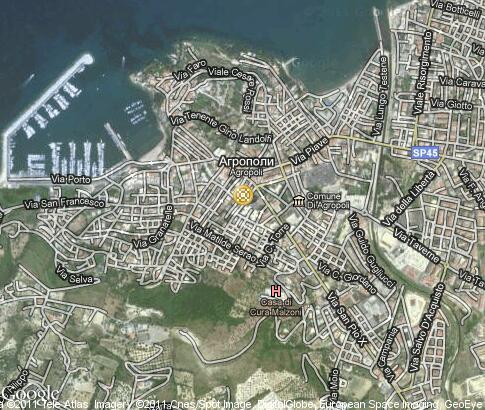 map: Agropoli Carnaval