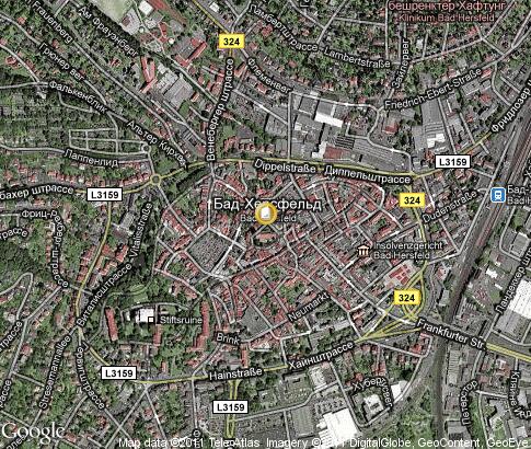 map: BA Berufsakademie Nordhessen gGmbH, Studienort Bad Hersfeld