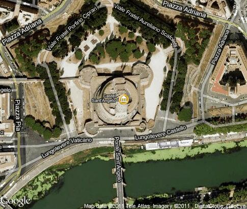 map: Castel Sant'Angelo