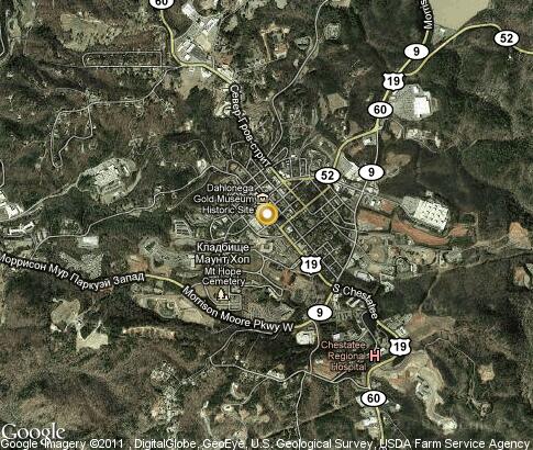 map: Dahlonega