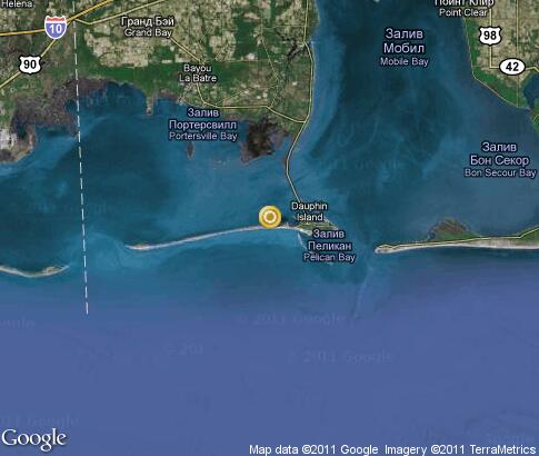 map: Dauphin Island