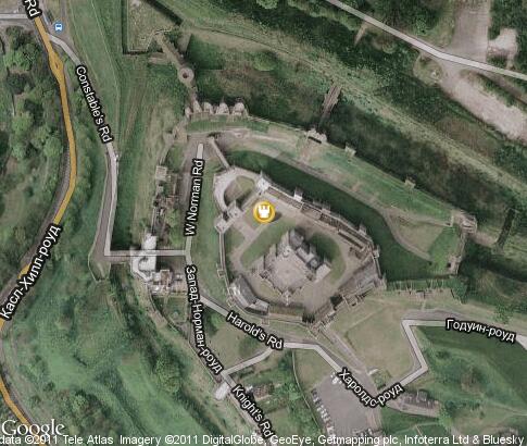 map: Dover Castle