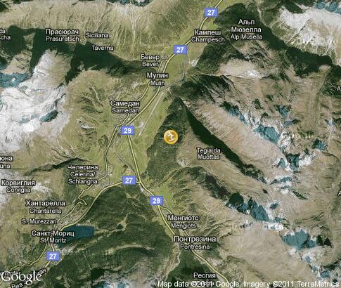 map: Sky resor, Engadin