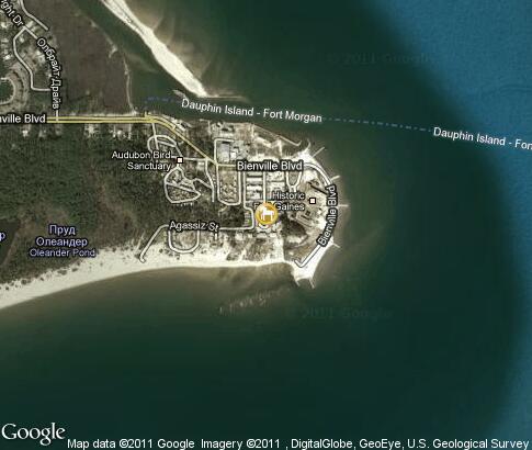 map: Estuarium, Dauphin Island Sea Lab