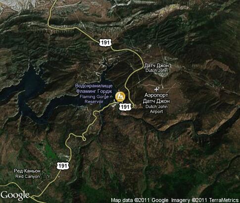 map: Flaming Gorge