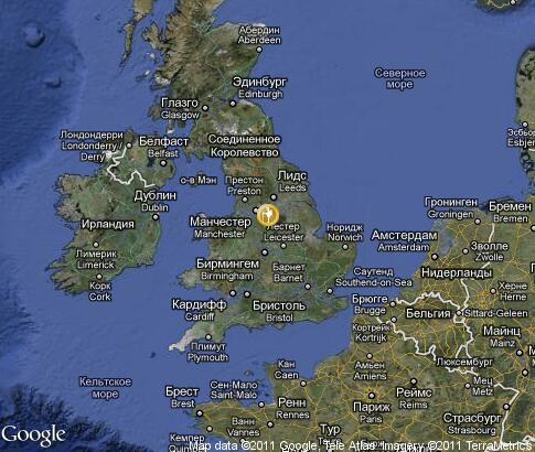 map: Great Britain tours