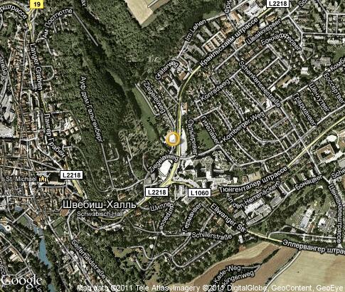 map: Hochschule Heilbronn, Campus Schwäbisch Hall