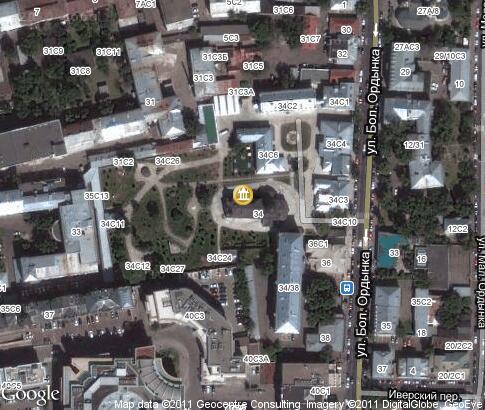 map: Holy Protection Cathedral at the Martha and Mary Convent